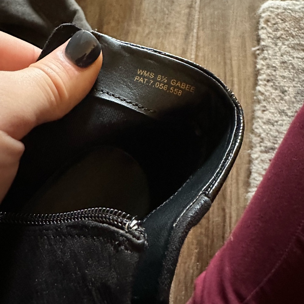 Women’s black booties